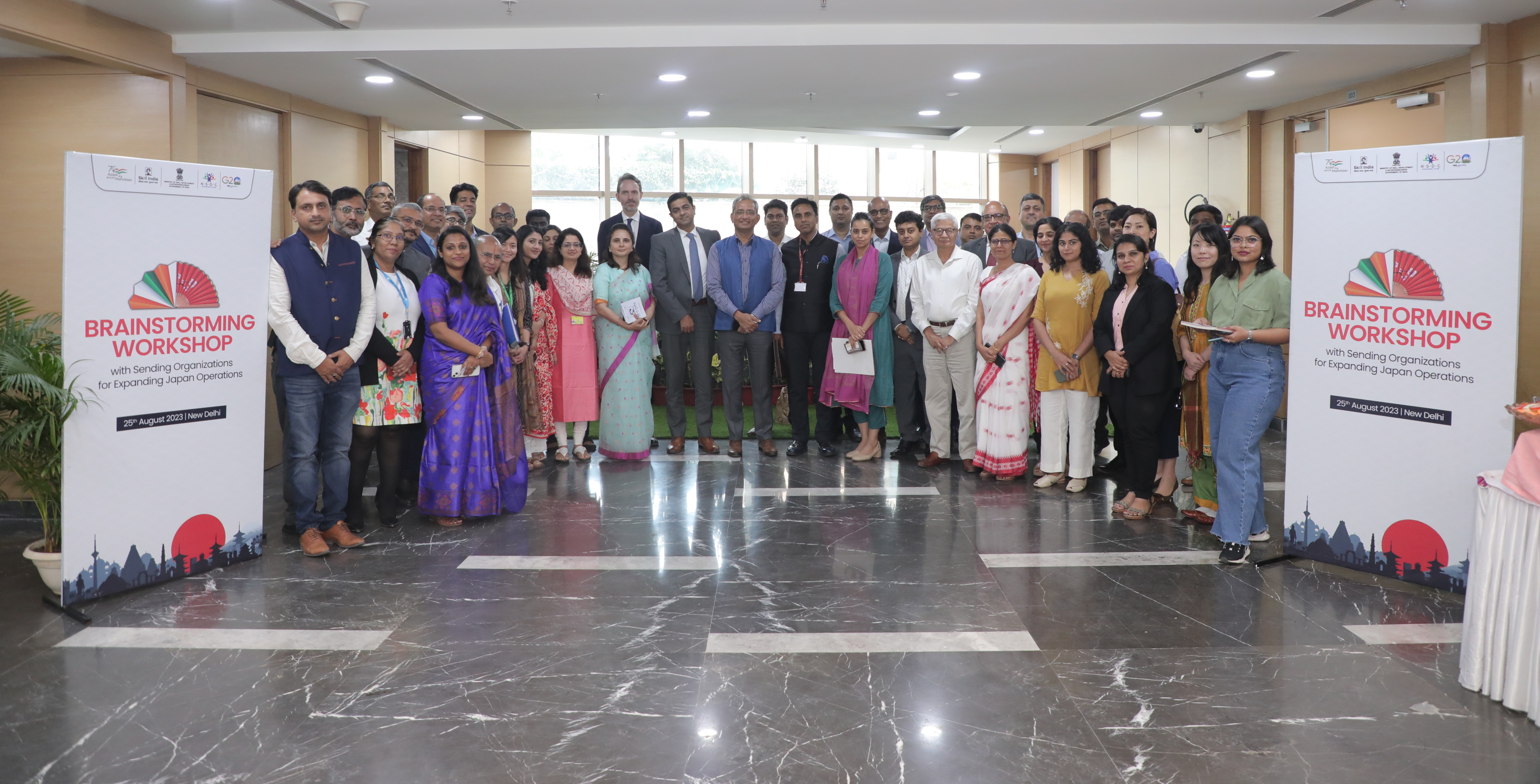 Indian corporate leadership and HR directors in tripartite labour governance conference